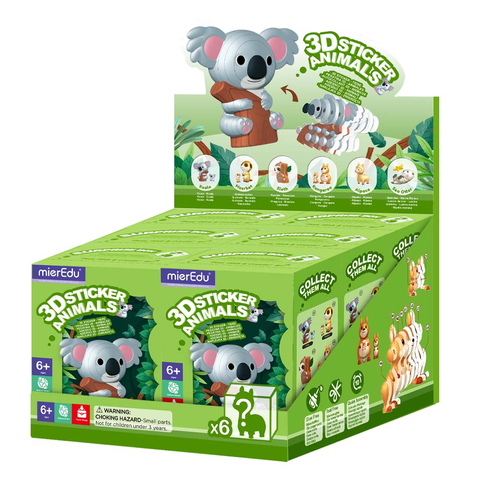 3D Sticker Blindbox  _ Hình dán mô hình 3D dễ thương ( 2 con 1 hộp )