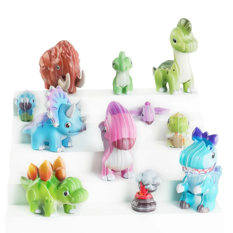 3D Sticker Blindbox  _ Hình dán mô hình 3D dễ thương ( 2 con 1 hộp )
