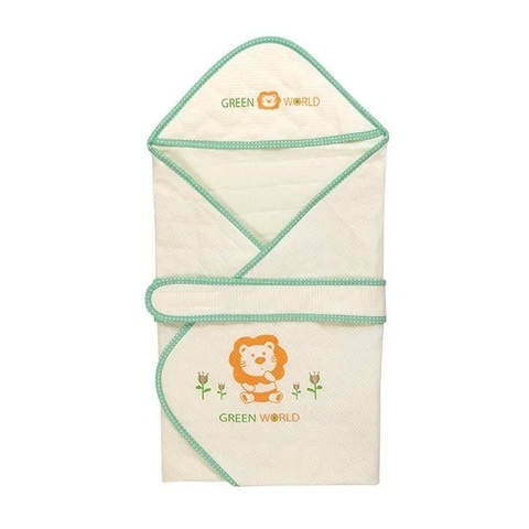 Khăn choàng quấn bé 2 trong 1 vải bông Cotton  - Simba dùng cho trẻ từ khi sơ sinh đến khi đến trường