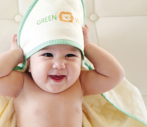 Khăn choàng quấn bé 2 trong 1 vải bông Cotton  - Simba dùng cho trẻ từ khi sơ sinh đến khi đến trường