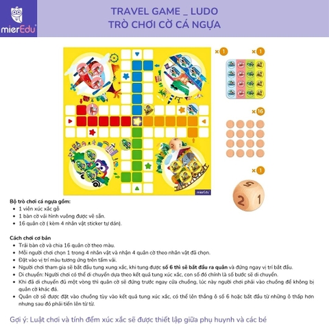 Boardgame size du lịch_ Cờ cá ngựa