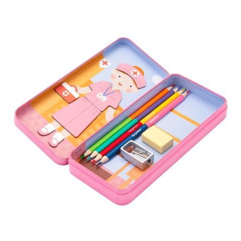 Hộp bút lắp ráp nam châm - Nghề nghiệp [mierEdu Travel Magnetic Boxes Occupations]