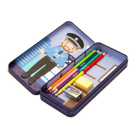 Hộp bút lắp ráp nam châm - Nghề nghiệp [mierEdu Travel Magnetic Boxes Occupations]