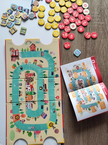 Bộ đồ chơi nam châm toán học tương tác _ Xe buýt toán học