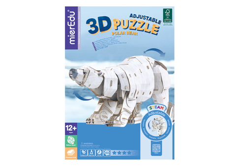 Hộp Xếp Mô Hình 3D_Gấu Bắc cực