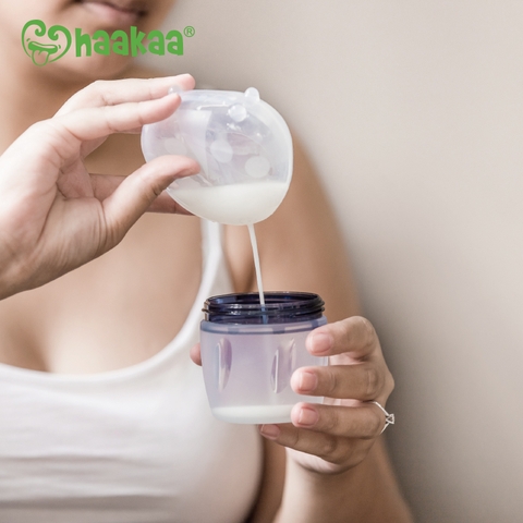 Miếng lót ngực hứng sữa silicone, Haakaa (loại 1 cái) 75 ml