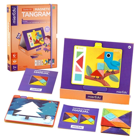 Bộ đồ chơi lắp ráp thông minh mierEdu - Tangram [mierEdu Magnetic Tangram Kits]