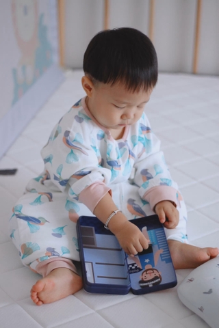 Hộp bút kèm mảnh ghép hình nam châm - Chủ đề Nghề nghiệp bé trai (Combo 3 hộp)