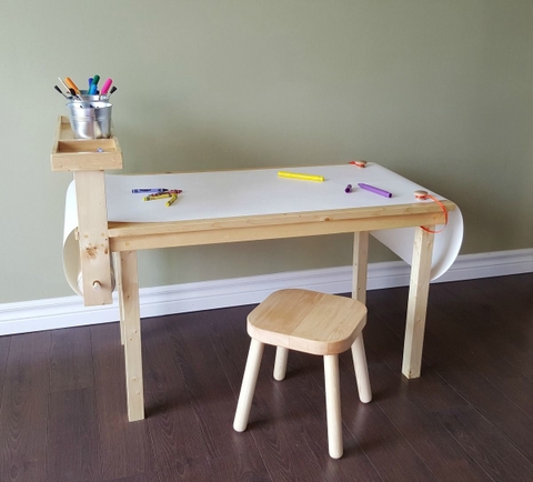 Cuộn giấy vẽ trắng 30cm x 25m, 70 gsm - Little Brian Anh Quốc