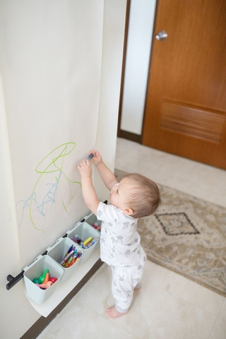 Cuộn giấy vẽ trắng 30cm x 25m, 70 gsm - Little Brian Anh Quốc