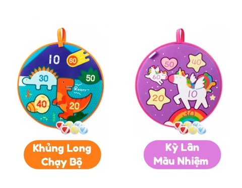 Bảng ném banh dính kỳ diệu mierEdu [Dartboard Games]
