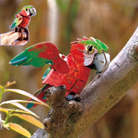 Bộ lắp ghép 3D chi tiết mierEdu - Động vật dễ thương (mini)