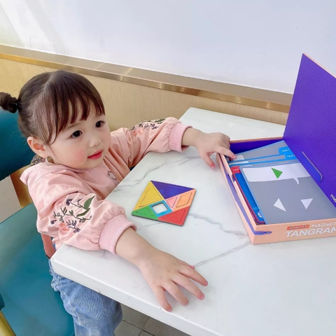 Bộ đồ chơi lắp ráp thông minh mierEdu - Tangram [mierEdu Magnetic Tangram Kits]