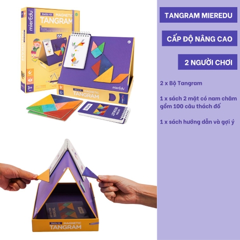 Bộ đồ chơi lắp ráp thông minh mierEdu - Tangram [mierEdu Magnetic Tangram Kits]