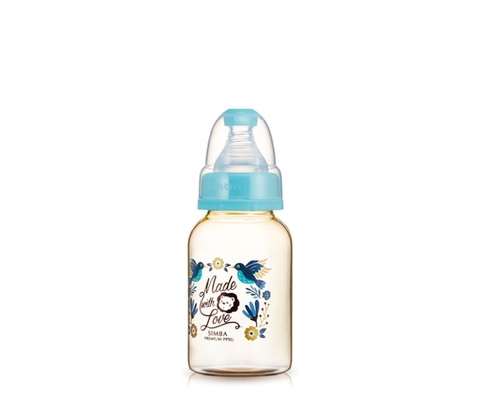 Bình sữa PPSU-Dorothy Wonderland cổ chuẩn 150ml_màu xanh dương 0m+