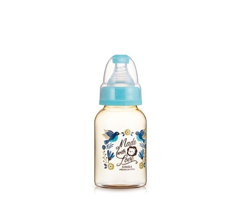 Bình sữa PPSU-Dorothy Wonderland cổ chuẩn 150ml_màu xanh dương 0m+