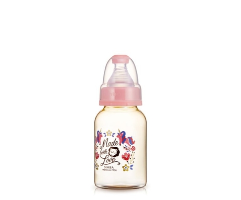 Bình sữa PPSU-Dorothy Wonderland cổ chuẩn 150ml_màu hồng 0m+