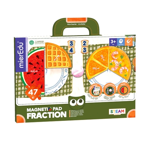 Bảng xếp hình nam châm toán học/ Khủng long/ Hệ mặt trời [mierEdu Magnetic Pad]