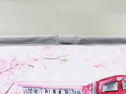 Tấm che nắng xe hơi, ngăn tia UV / tản nhiệt - Chuyến tàu hoa anh đào