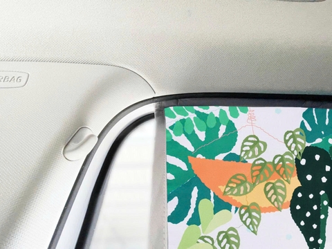 Tấm che nắng xe hơi, ngăn tia UV / tản nhiệt - Shinisunne