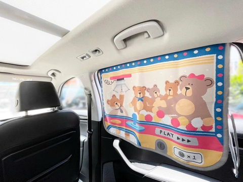 Tấm che nắng xe hơi, ngăn tia UV / tản nhiệt - Máy gắp gấu bông