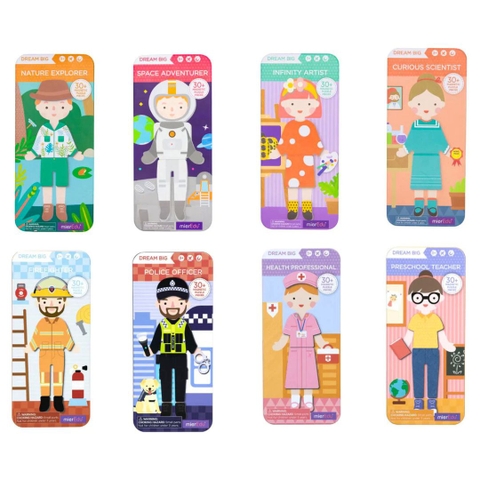 Hộp bút lắp ráp nam châm - Nghề nghiệp [mierEdu Travel Magnetic Boxes Occupations]