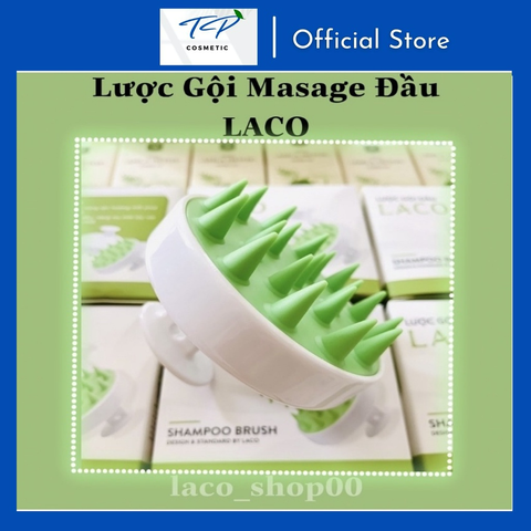 [Chính hãng] Lược Gội Massage Đầu LaCo: Giảm Xước Da Đầu - Ngăn Rụng tóc Khi Gội