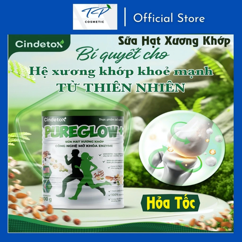 Sữa hạt xương khớp thuần chay Cindetox hộp 400gr - Sữa hạt ngủ cốc - Sữa hạt tốt cho sưc khỏe