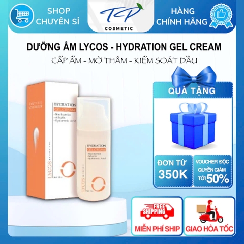 Kem Dưỡng Ẩm Lycos - GEL Cân Bằng Cấp Ẩm LYCOS – Cấp Ẩm, Cải thiện thâm mụn, Mờ thâm, Kiểm soát dầu