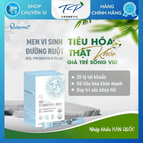 Men Vi Sinh JEIL PROBIOTICS PLUS. Men tiêu hóa chứa đến 20 tỷ lợi khuẩn tốt cho đường ruột Cho Bé