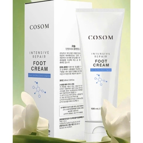 Kem Dưỡng Da Chân Gót Chân Hàn Quốc COSOM INTENSIVE REPAIR FOOT CREAM, Dưỡng Cả Da Tay - ngừa nứt nẻ