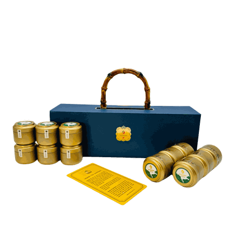 Bộ Quà Tết Bính Ngọ 2026 Mã Đáo Thành Công - Hoàng trà Shansen 12