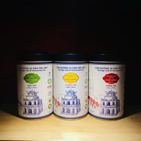 Trà Du Lịch Hà Nội - Hồng trà Shan tuyết cổ thụ 50g