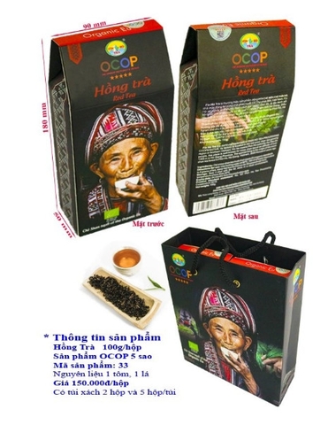 HỒNG TRÀ OCOP 5 sao (TL: 100g)
