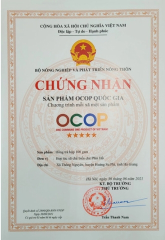 HỒNG TRÀ OCOP 5 sao (TL: 100g)