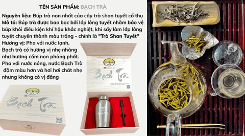 BẠCH TRÀ NGUYÊN BÚP - ORGANIC EU (200g)