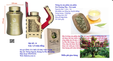 TRÀ XANH TRƯỜNG THỌ (150g)