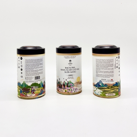 Trà Du lịch Yên Bái - Bạch trà Shan tuyết cổ thụ 50g