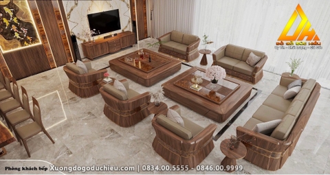 Phòng Khách Bộ Sofa 13 Món(Hạ Long)