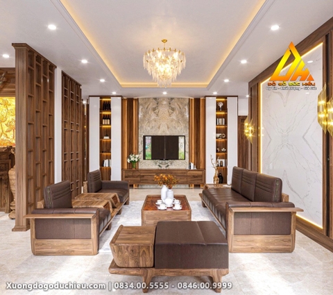 Combo Sofa Royal Kệ tivi Bàn Ăn
