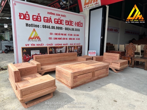 Bộ Sofa Đối gỗ hương(Hải Dương)