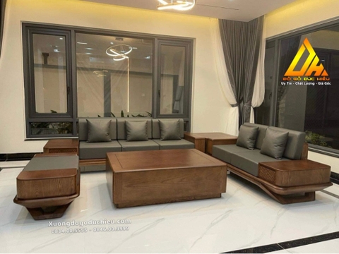 Bộ Sofa zito chân thuyền góc L