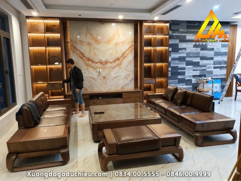 Sofa 2 Văng Dài đối nhau