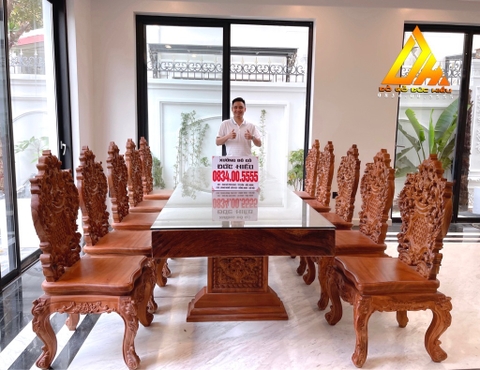 Bộ Bàn Ăn 10 Ghế(Bán về Hà Nội)