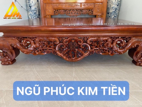 Sập Ngũ Phúc Kim Tiền