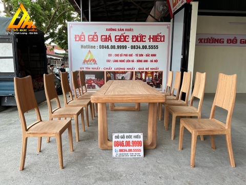 Bán mộc Bộ Bàn Ăn 10 Ghế(Bắc Giang)