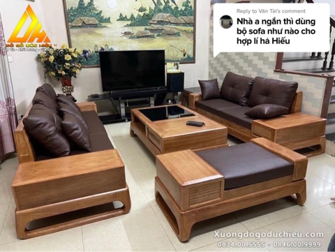Sofa zito Đối 2 văng dài 2m