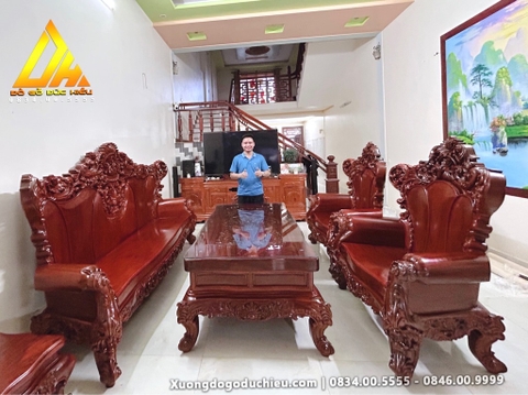 6 món gỗ Gõ Đỏ (Bán về Bắc Giang)