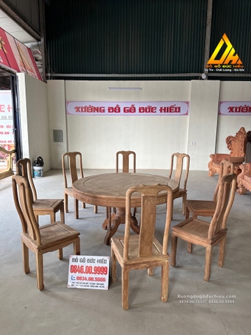 Bàn ăn 8 ghế chữ Thọ