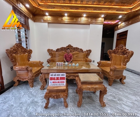 Bộ Gõ Đỏ 6 món Vách Liền(Bàn giao tại Hà Nội)